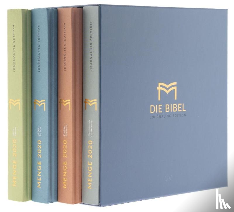  - Menge 2020 (Bibel) - Journaling Edition - 4 Bände im Schuber