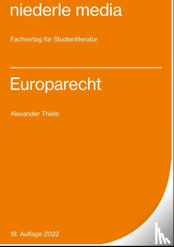 Thiele, Alexander - Europarecht