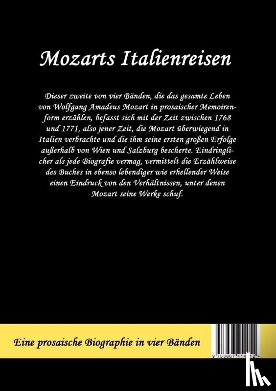 Rau, Heribert - Mozarts Italienreisen