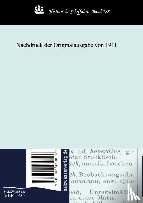 Barten, John - Vollstandiges nautisches Woerterbuch Deutsch und Englisch - Complete nautical Dictionary English and German