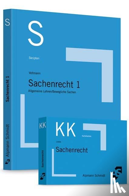 - Paket Alpmann, Skript Sachenrecht 1+ Karteikarten Sachenrecht 1