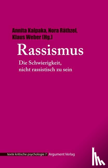 Osterkamp, Ute, Cohen, Philip, Holzkamp, Klaus - Rassismus