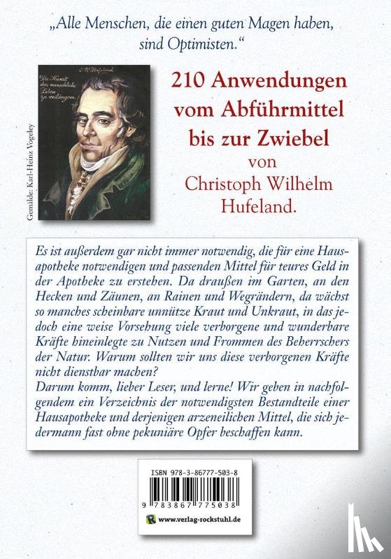 Hufeland, Christoph Wilhelm - Dr. Hufeland's Hausapotheke