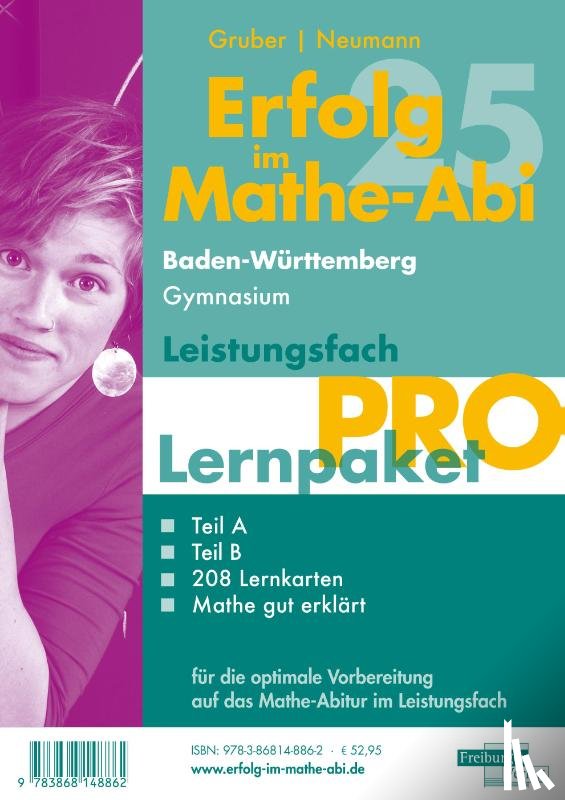 Gruber, Helmut, Neumann, Robert, Rosner, Stefan - Erfolg im Mathe-Abi 2025 Lernpaket Leistungsfach 'Pro' Baden-Württemberg Gymnasium