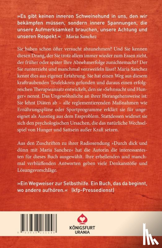 Sanchez, Maria - Warum wir ohne Hunger essen