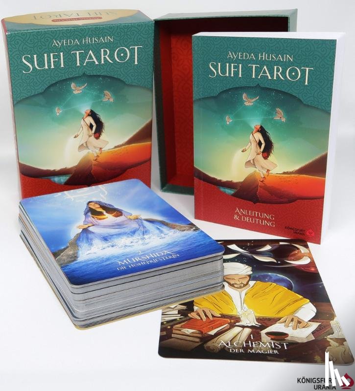 Husain, Ayeda - Sufi-Tarot - Der Weg des Herzens: 78 Tarotkarten mit Anleitung
