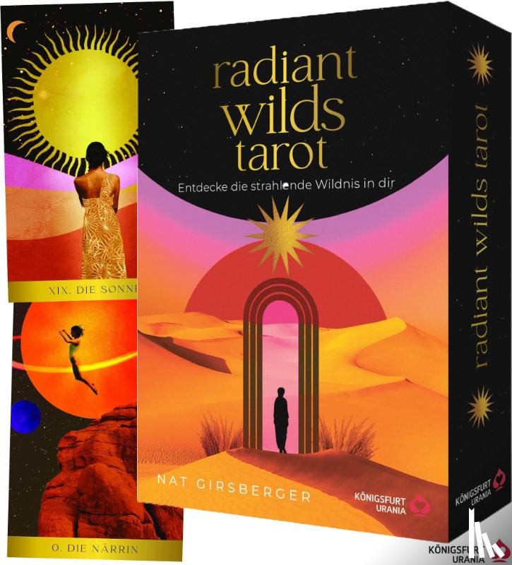 Girsberger, Nat - Radiant Wilds Tarot - Entdecke die strahlende Wildnis in dir: 78 Tarotkarten mit Goldschnitt