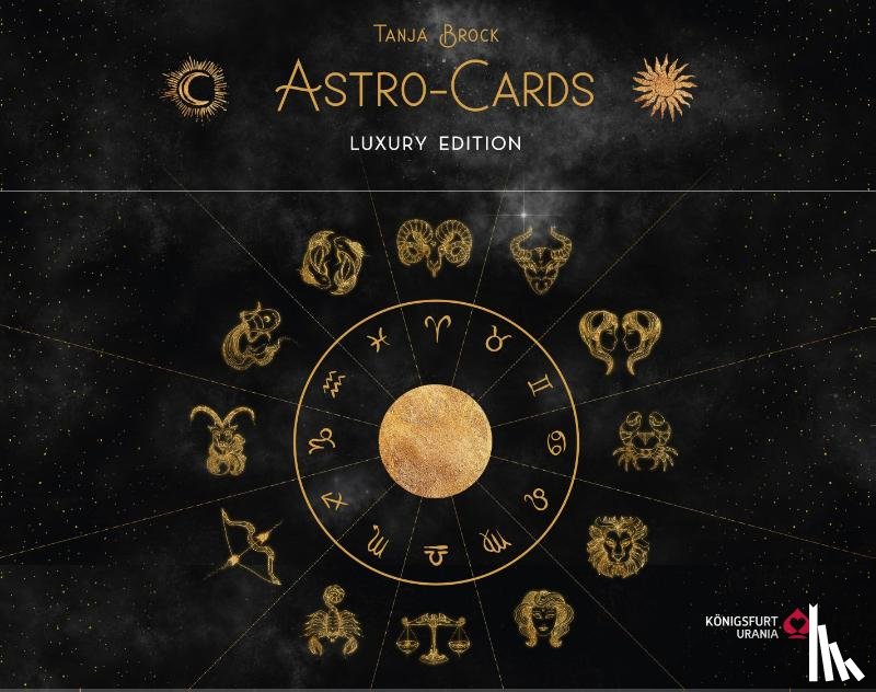 Brock, Tanja - Astro-Cards - Luxury Edition - Box u. Karten mit Goldprägung/Goldschnitt, limitierte u. nummerierte Ausgabe