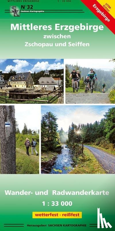 - Mittleres Erzgebirge zwischen Zschopau und Seiffen 1 : 33 000
