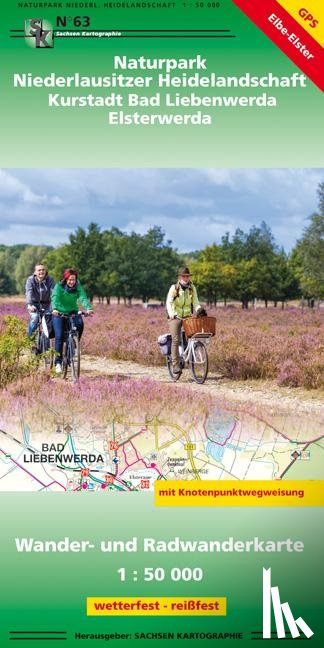  - Naturpark Niederlausitzer Heidelandschaft - Kurstadt Bad Liebenwerda - Mühlberg - Schradenland 1:50 000