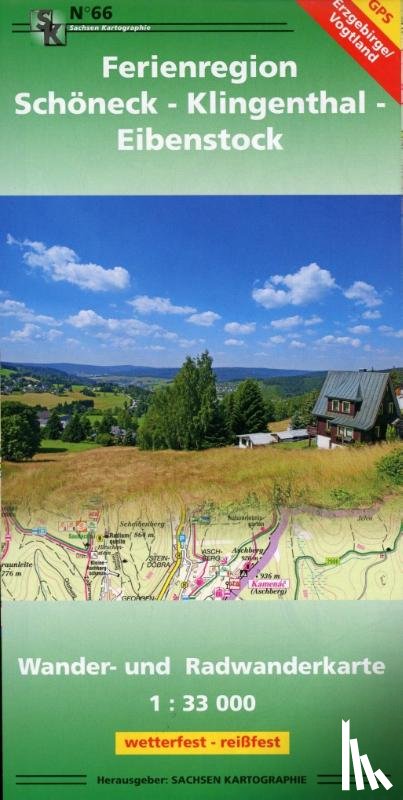  - Ferienregion Schöneck - Klingenthal - Eibenstock 1 : 33 000