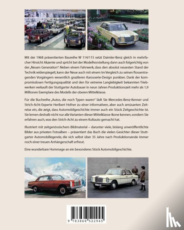 Herbert Hofner - Mercedesbenz Strich 8modelle 200280