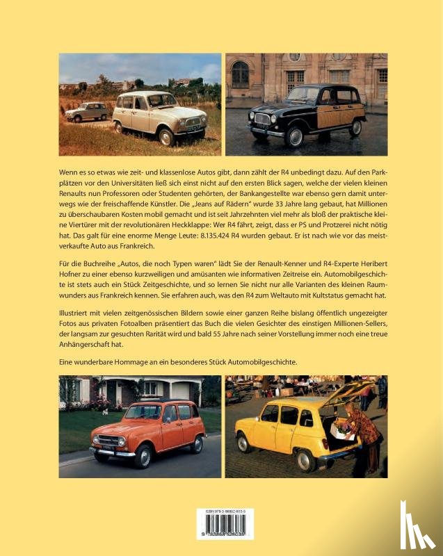 Hofner, Heribert - Renault R4 / Alle Modelle von 1961 bis 1992