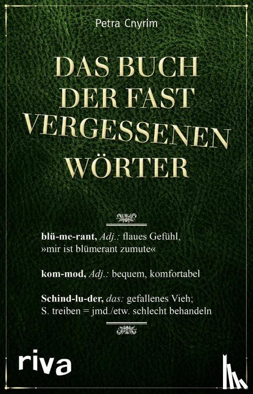 Cnyrim, Petra - Das Buch der fast vergessenen Wörter