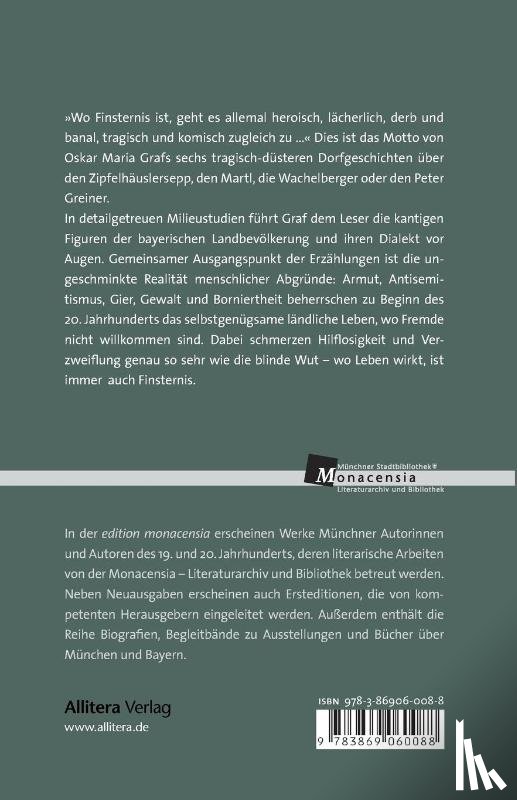 Graf, Oskar Maria - Finsternis