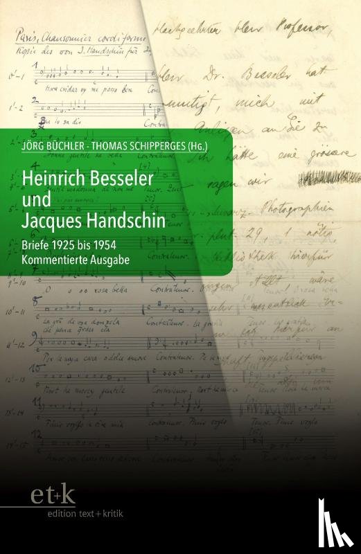  - Heinrich Besseler und Jacques Handschin