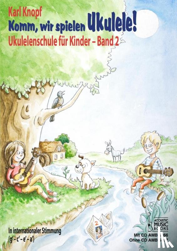 Knopf, Karl - Komm, wir spielen Ukulele! Band 2. Ausgabe mit CD