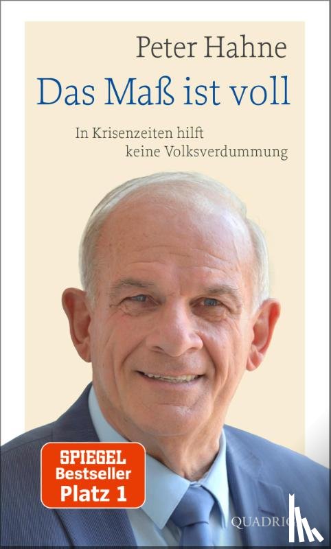 Hahne, Peter - Das Maß ist voll