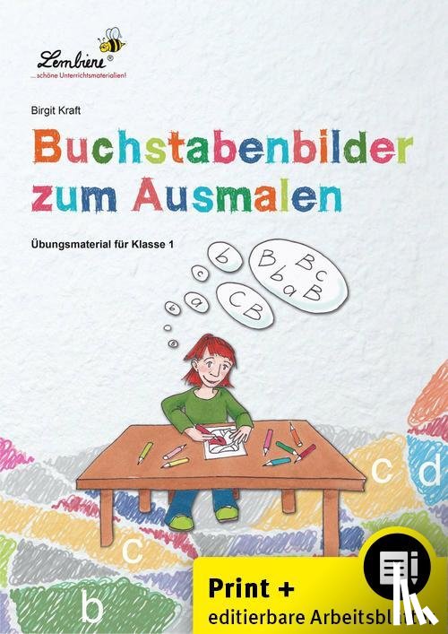 Kraft, Birgit - Buchstabenbilder zum Ausmalen