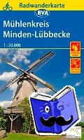  - Radwanderkarte BVA Radwandern im Mühlenkreis Minden-Lübbecke 1:50.000