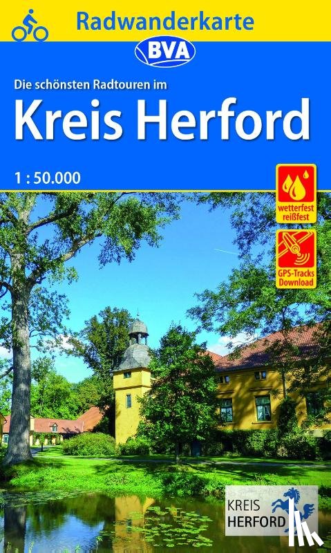  - Radwanderkarte BVA Radwandern im Kreis Herford 1:50.000