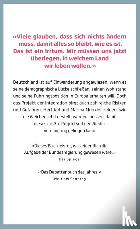 Münkler, Herfried, Münkler, Marina - Die neuen Deutschen