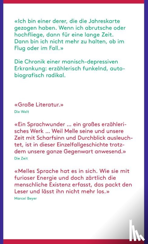 Melle, Thomas - Die Welt im Rücken