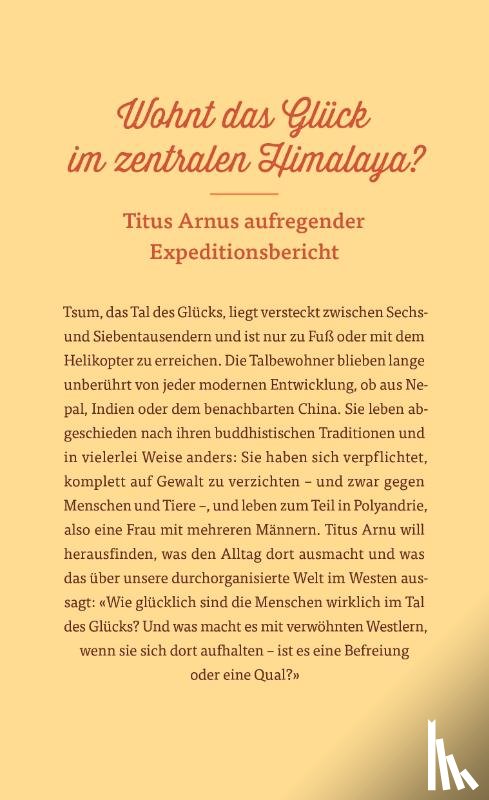 Arnu, Titus - Tsum - eine Himalaya-Expedition in das Tal des Glücks