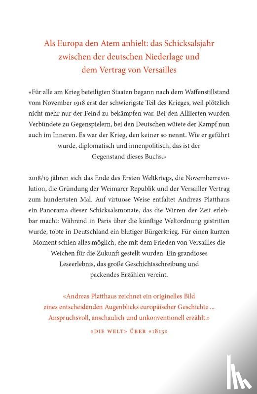 Platthaus, Andreas - Der Krieg nach dem Krieg