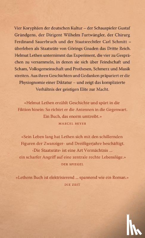 Lethen, Helmut - Die Staatsräte