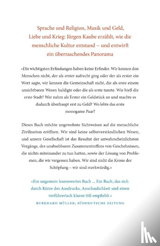 Kaube, Jürgen - Die Anfänge von allem