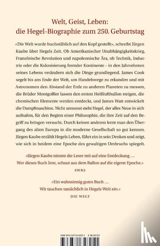 Kaube, Jürgen - Hegels Welt