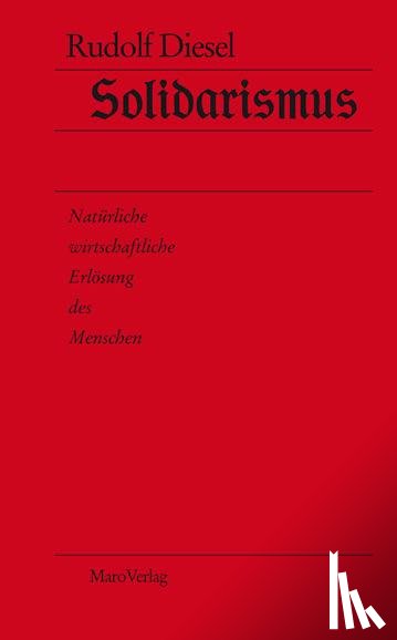 Diesel, Rudolf - Solidarismus