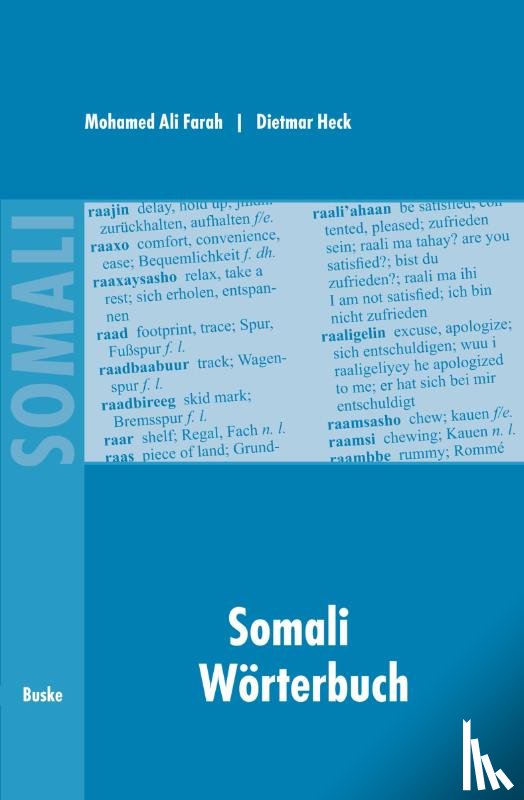 Farah, Mohamed Ali, Heck, Dietmar - Somali Wörterbuch