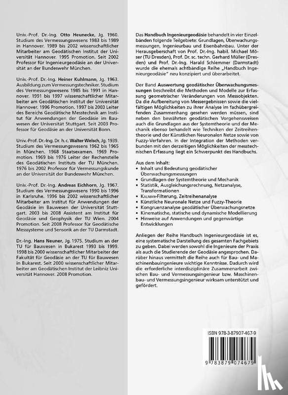 Heunecke, Otto, Kuhlmann, Heiner, Welsch, Walter, Eichhorn, Andreas - Handbuch Ingenieurgeodäsie