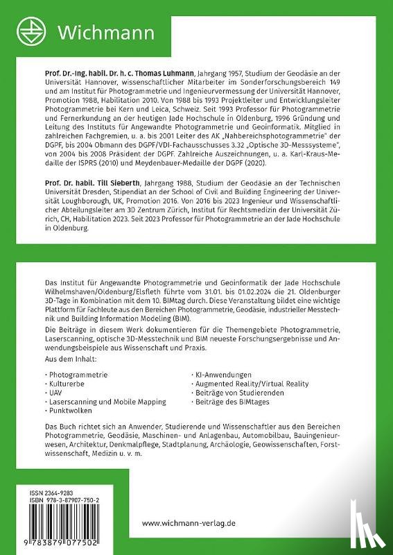  - Photogrammetrie - Laserscanning - Optische 3D-Messtechnik