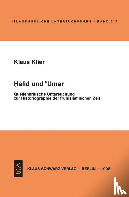Klier, Klaus - Halid und Umar