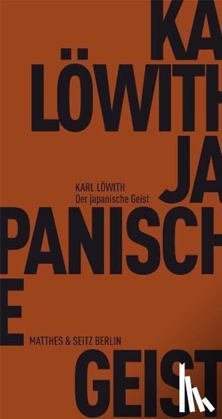 Löwith, Karl - Der japanische Geist