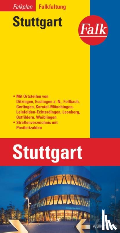  - Falk Stadtplan Falkfaltung Stuttgart 1: 22 500
