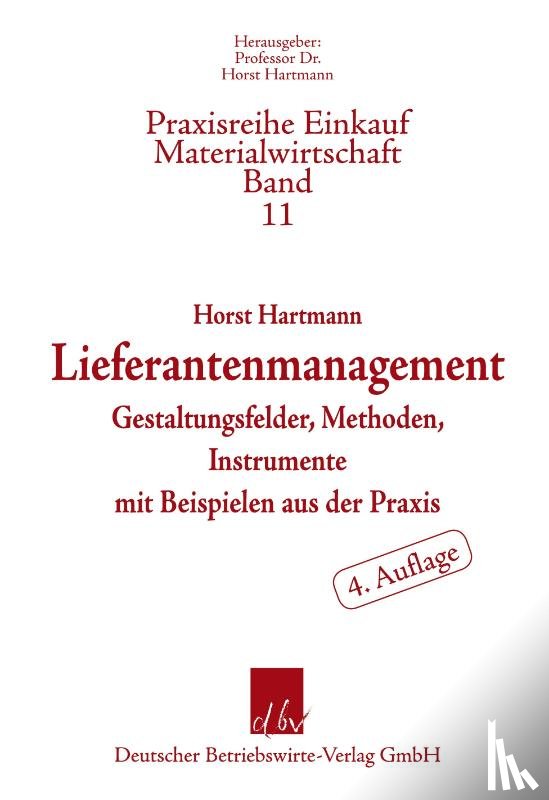 Hartmann, Horst - Lieferantenmanagement.
