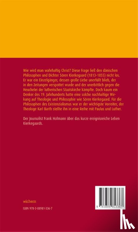 Hofmann, Frank - Sören Kierkegaard