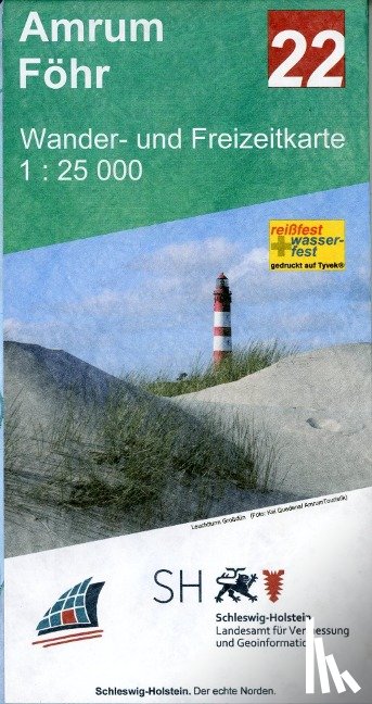  - Amrum - Föhr Wander- und Freizeitkarte 1:25 000