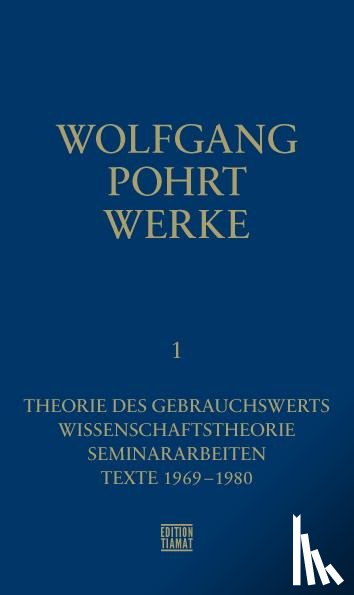 Pohrt, Wolfgang - Werke Band 1