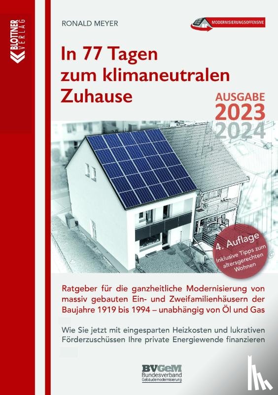 Meyer, Ronald - In 77 Tagen zum klimaneutralen Zuhause