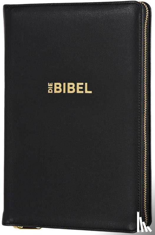  - Schlachter 2000 Bibel - Taschenausgabe (Softcover, schwarz, Goldschnitt, Reißverschluss)