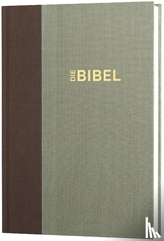  - Schlachter 2000 Bibel - Standardausgabe (Duoleinen braun/khaki, fester Einband)
