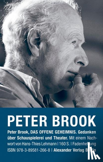 Brook, Peter - Das offene Geheimnis