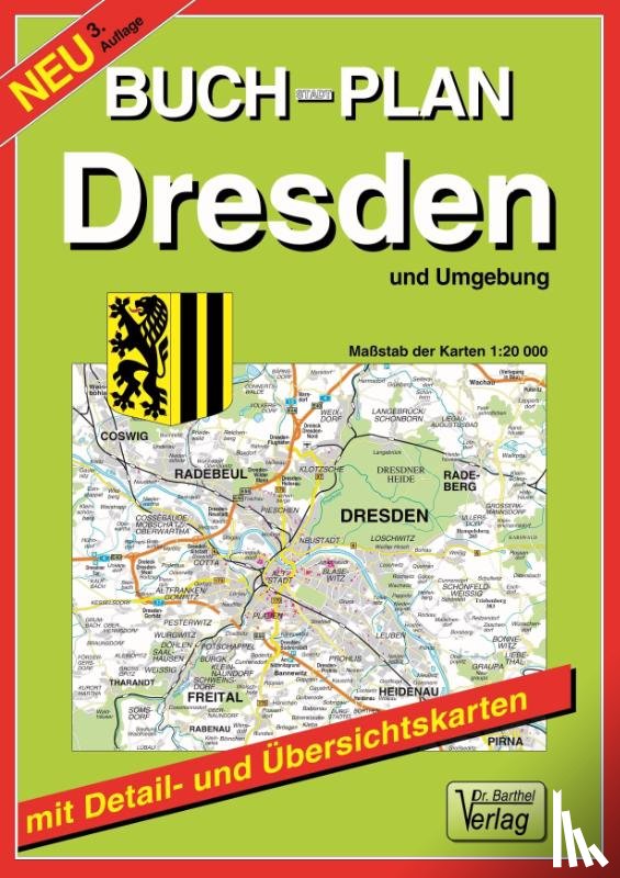  - Buchstadtplan Dresden und Umgebung 1 : 20 000