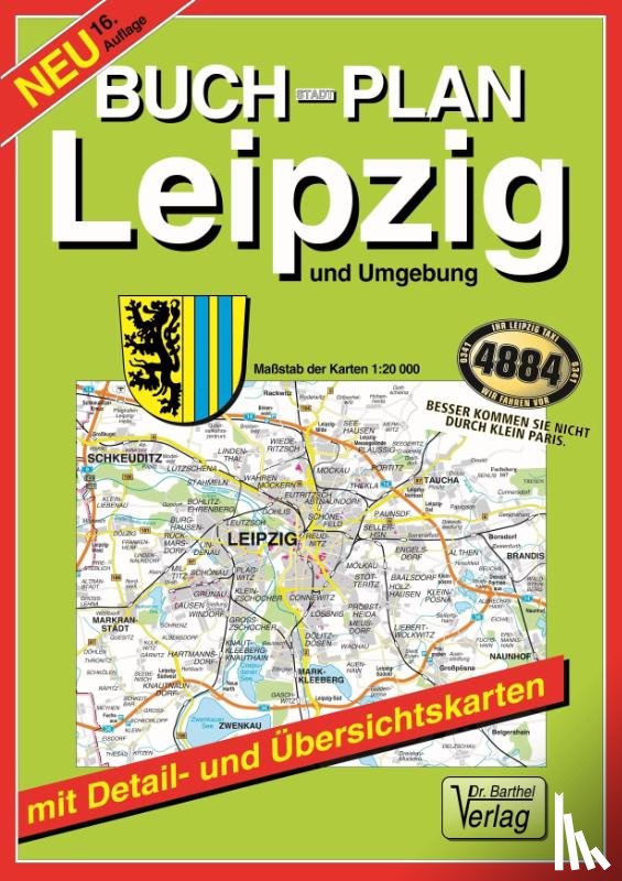  - Leipzig und Umgebung 1 : 20 000. Buchstadtplan