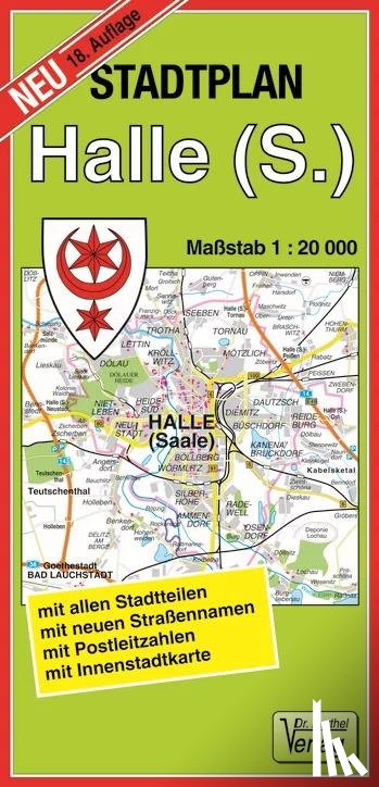 - Stadtplan Halle (Saale) 1 : 20 000